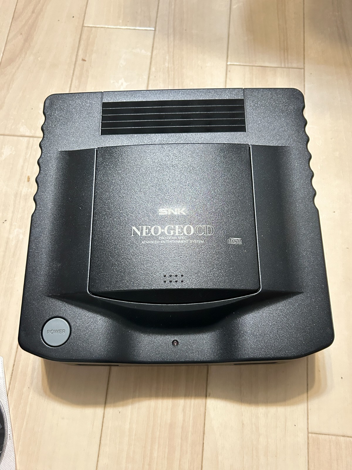 SNK Neo Geo CD Top Loader Console CD-T01 Japan Tested Working + Controllers NTSC