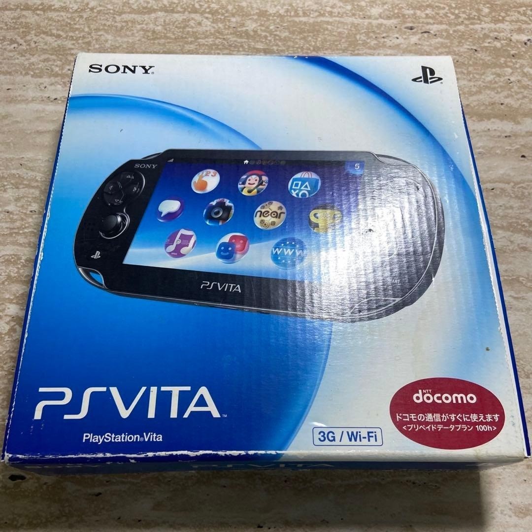 PS Vita 1000 Crystal Black 3G Wi-Fi Complete Excellent 6684