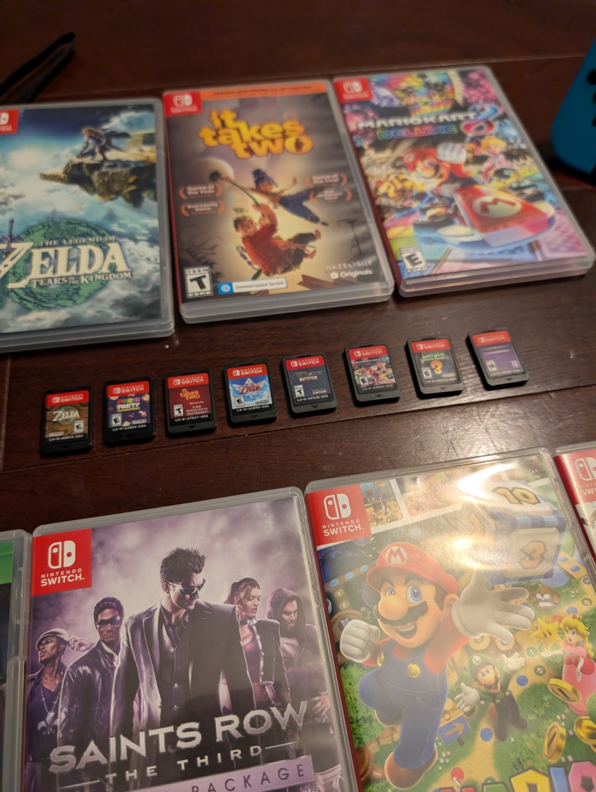 Nintendo Switch Bundle: Controllers, Case, Dock, Games and 64GB microSD card