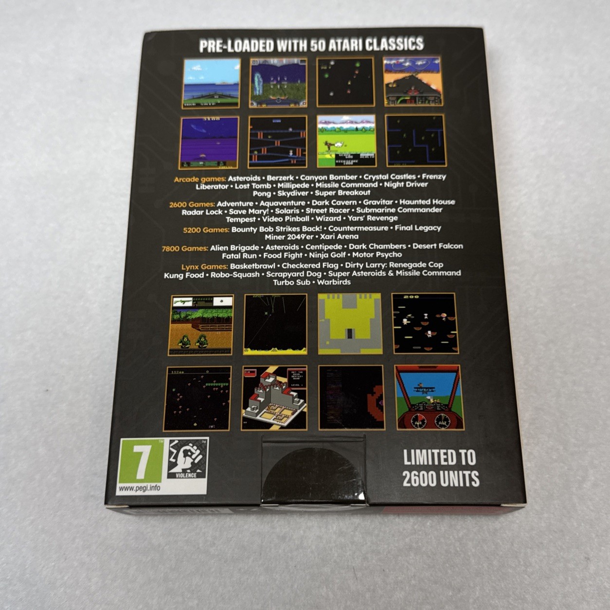 Hyper Mega Tech Limited Edition Atari Super Pocket — New Sealed!