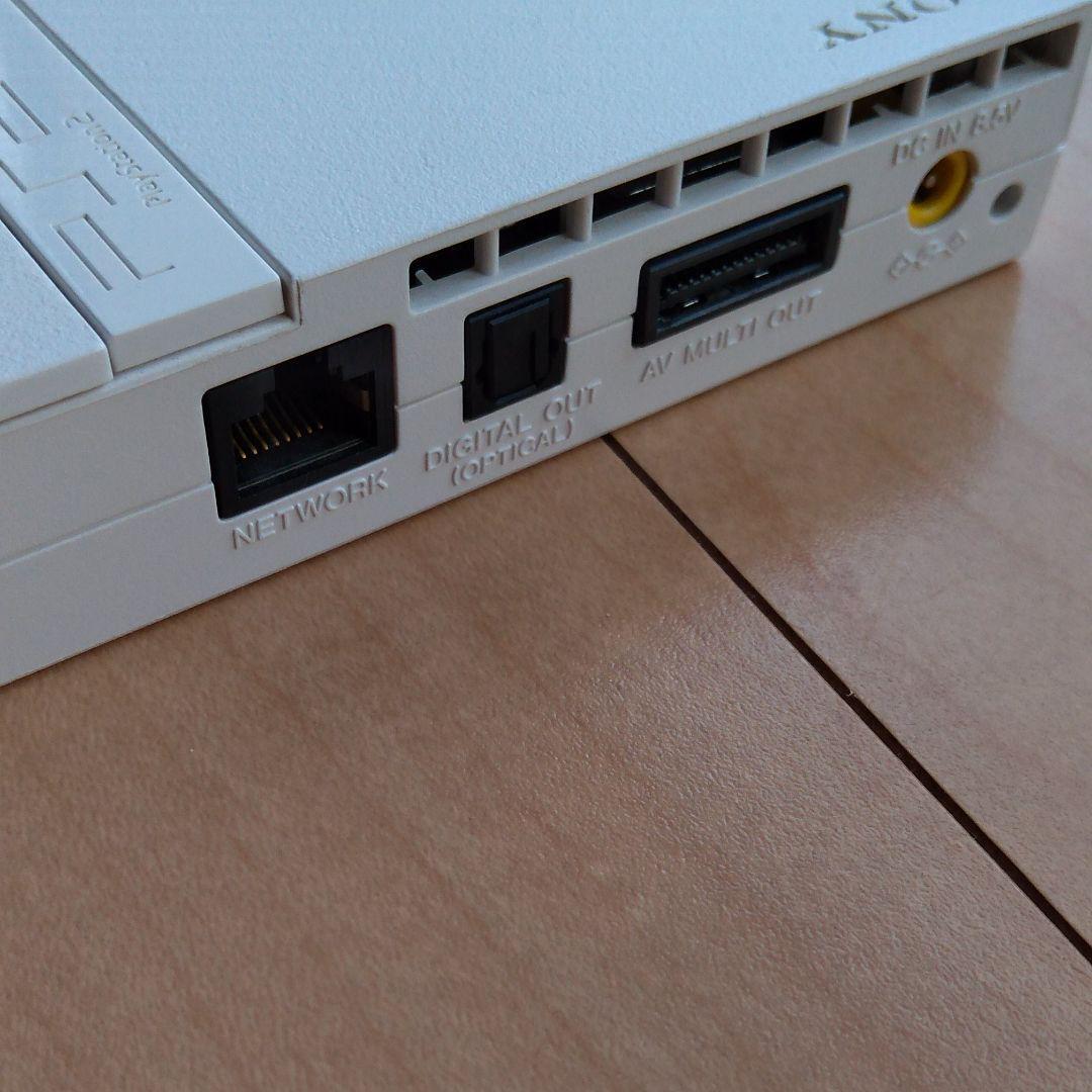 PS2 Slim Console System Ceramic White Controller SCPH-75000 Playstation 2 SONY
