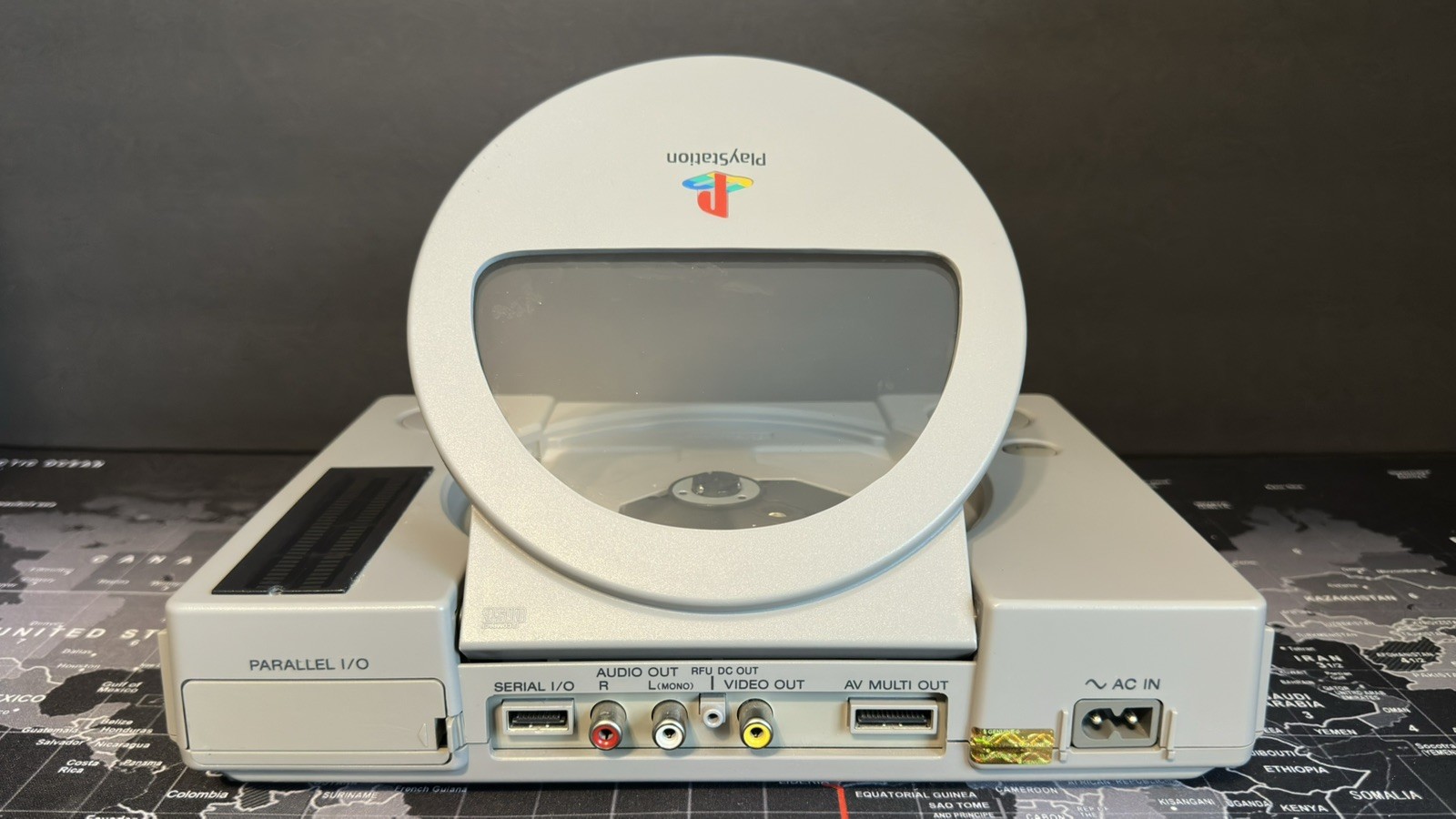 PLAYSTATION 1 PS1-CUSTOM CLEAR WINDOW LID!