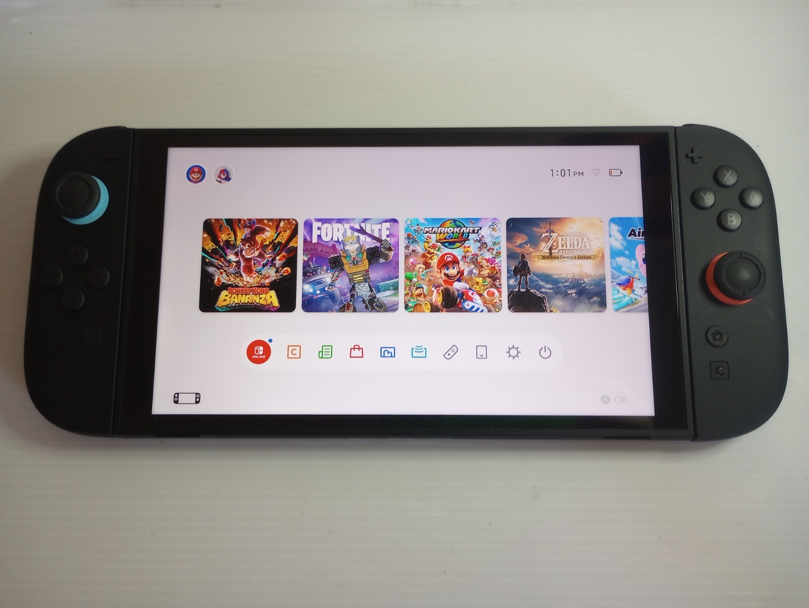 Nintendo Switch 2 256GB Black Video Game Console BEE‑001 w/Joycons ONLY