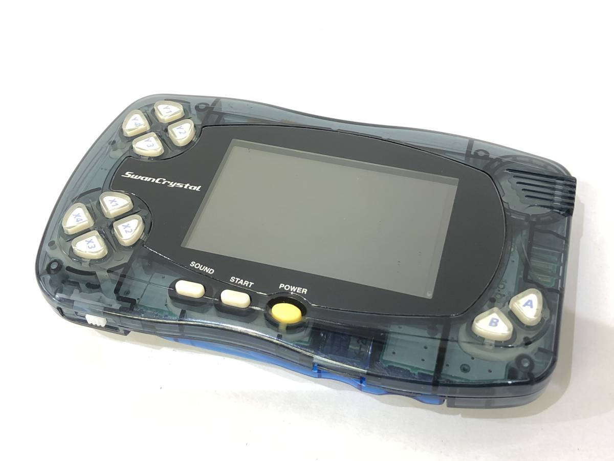 Bandai WonderSwan Swan Crystal Clear Black Console Only [H]