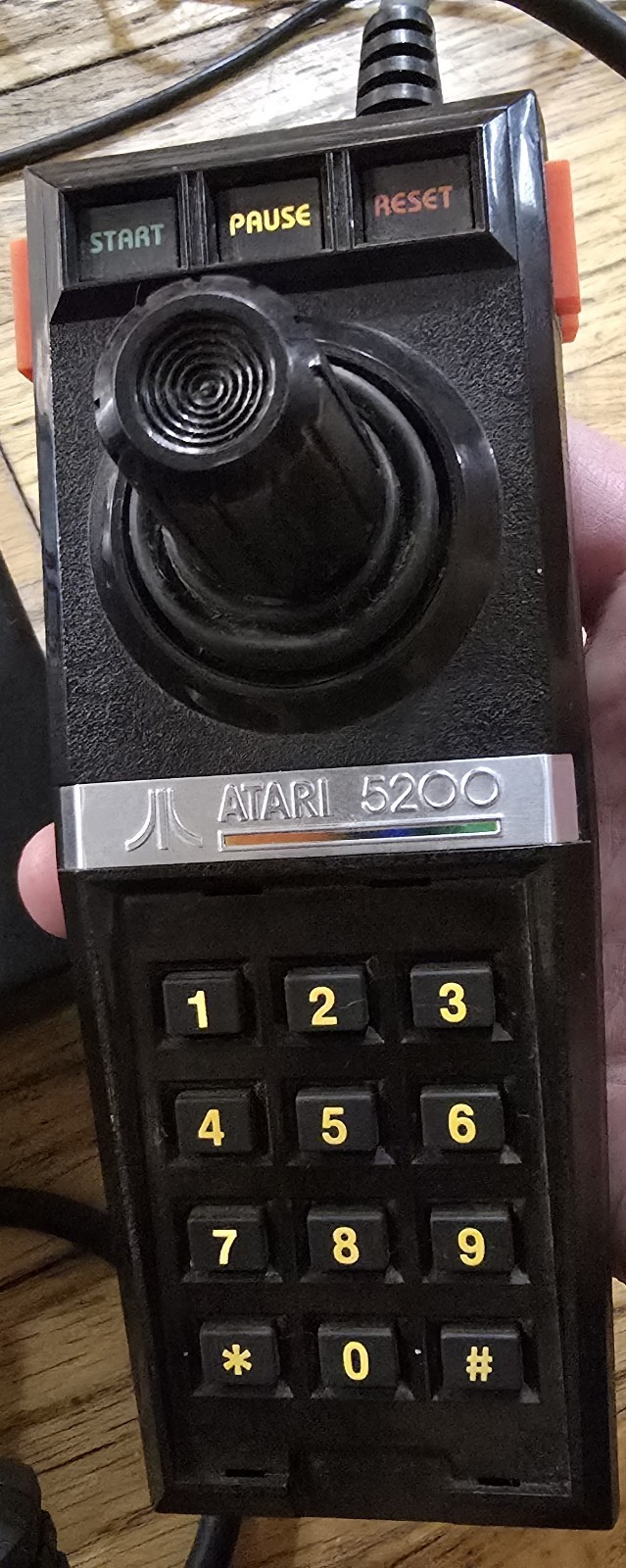 Vintage Atari 5200 Console w/ 2 Controllers & 2 Games. Untested.