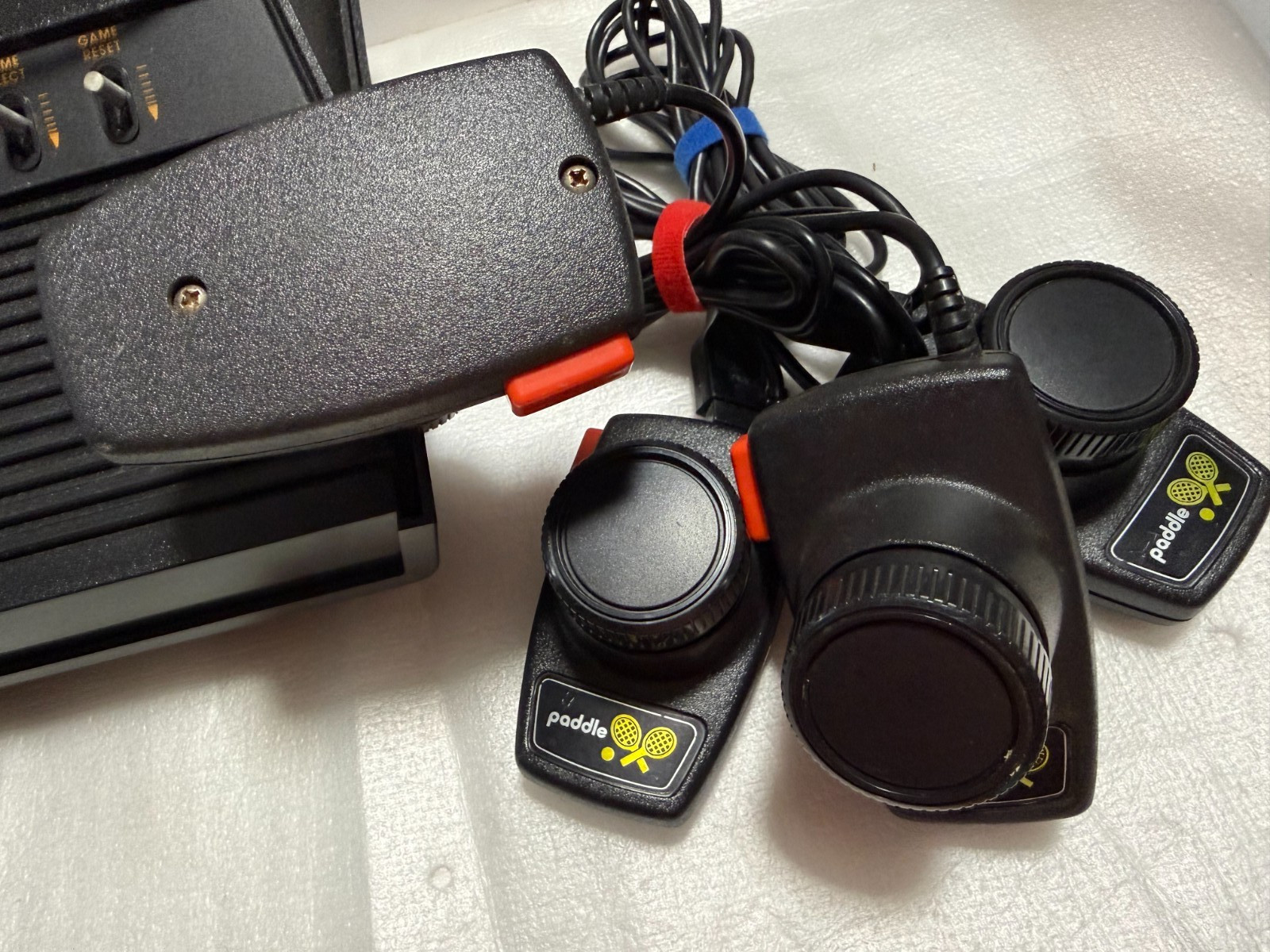 Atari 2600 Darth Vader Console Bundle with Controllers – For Repair or Parts