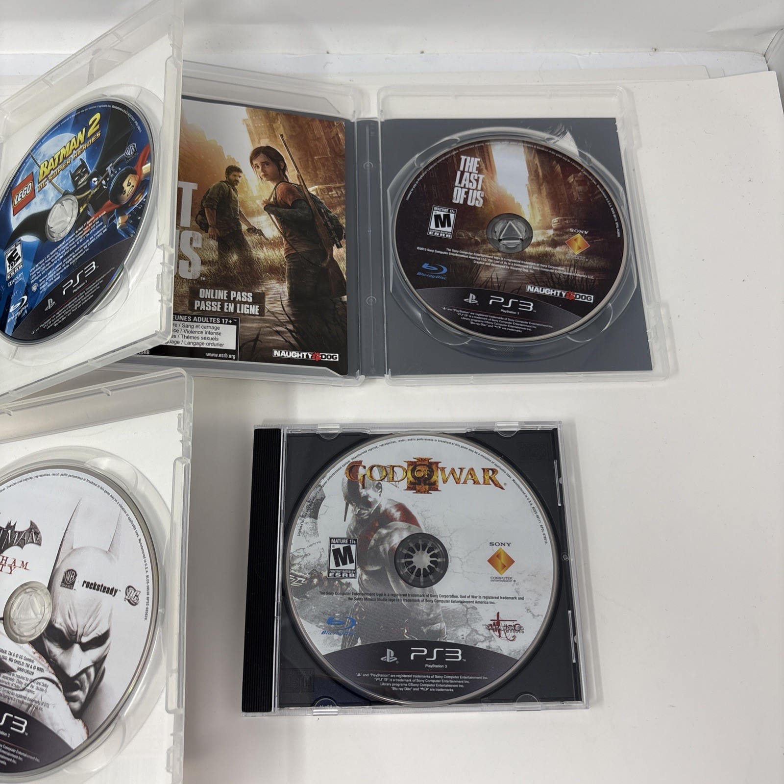 Sony PlayStation 3 PS3 Super Slim 250GB Console w/ Controller & 8 Games – Tested