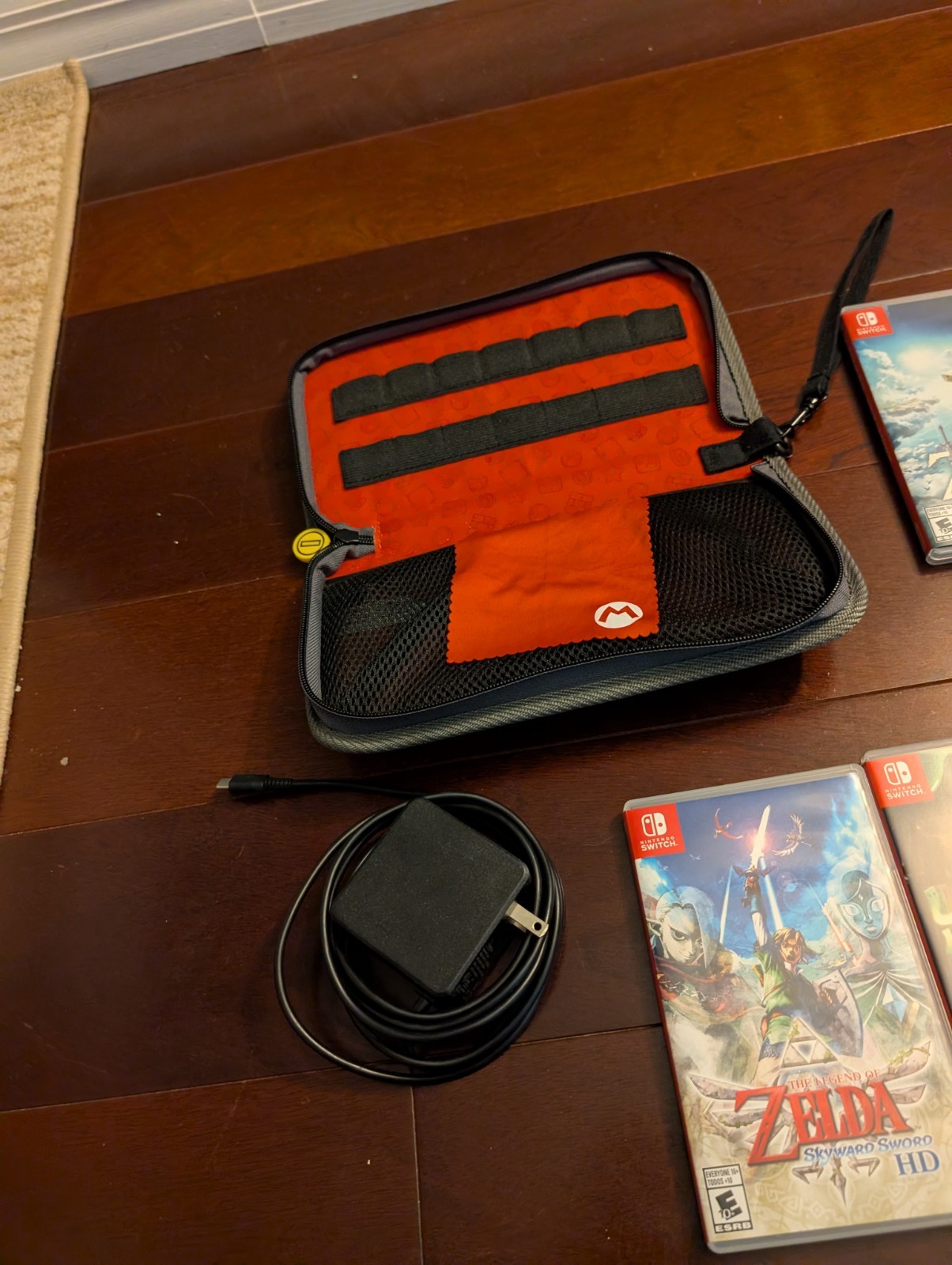Nintendo Switch Bundle: Controllers, Case, Dock, Games and 64GB microSD card