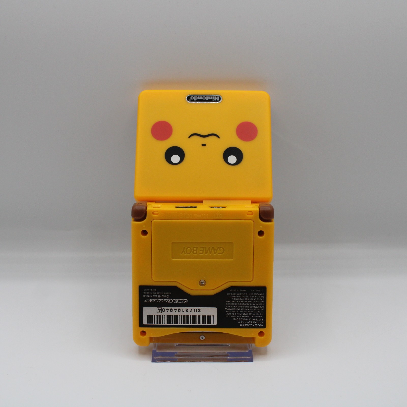 *Refurbished* Nintendo Game Boy Advance SP Pikachu Edition Reshell – AGS-001