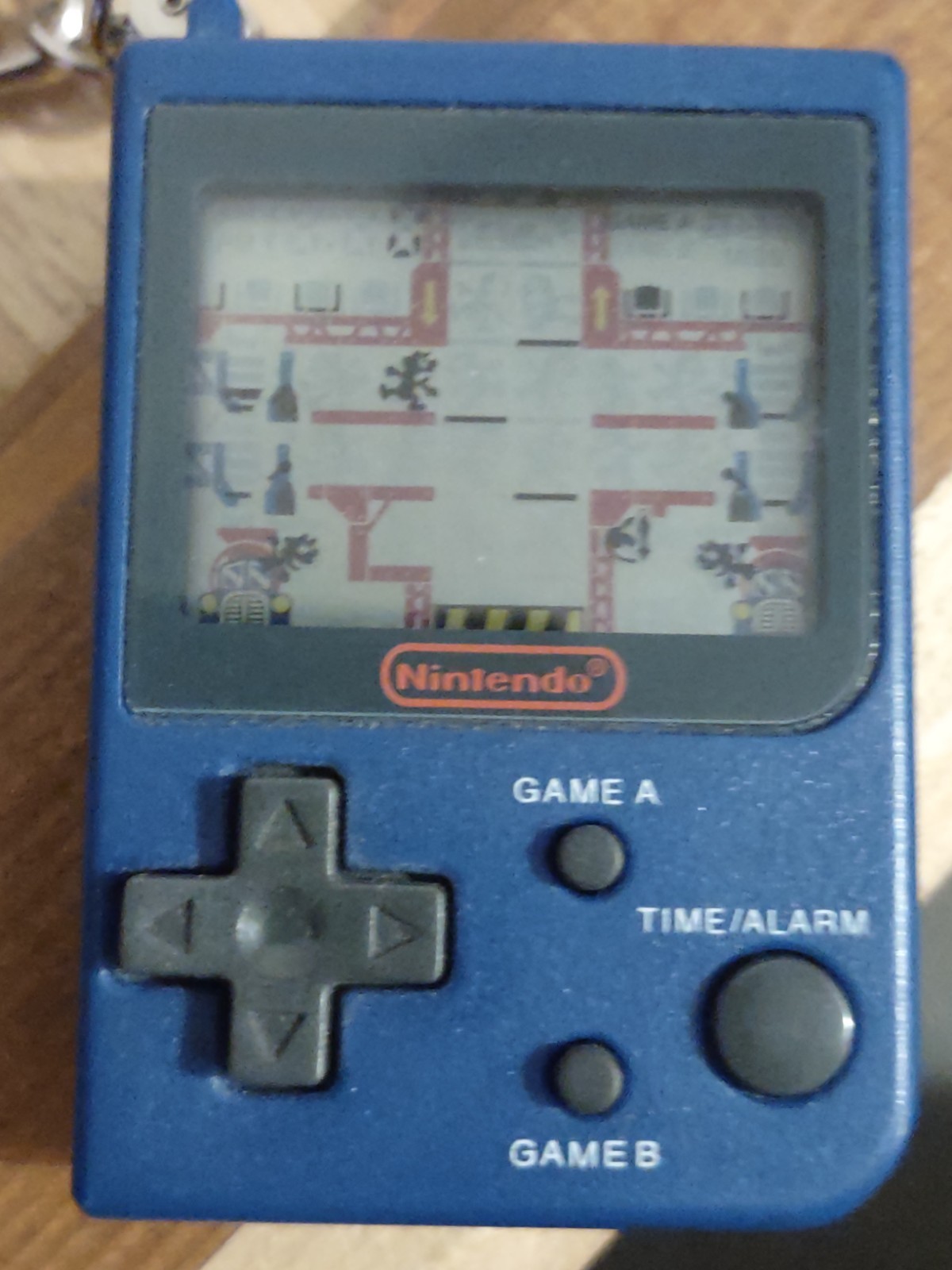 Nintendo Mini Classics Cement Factory LCD Keychain Game Parts Repair Tested