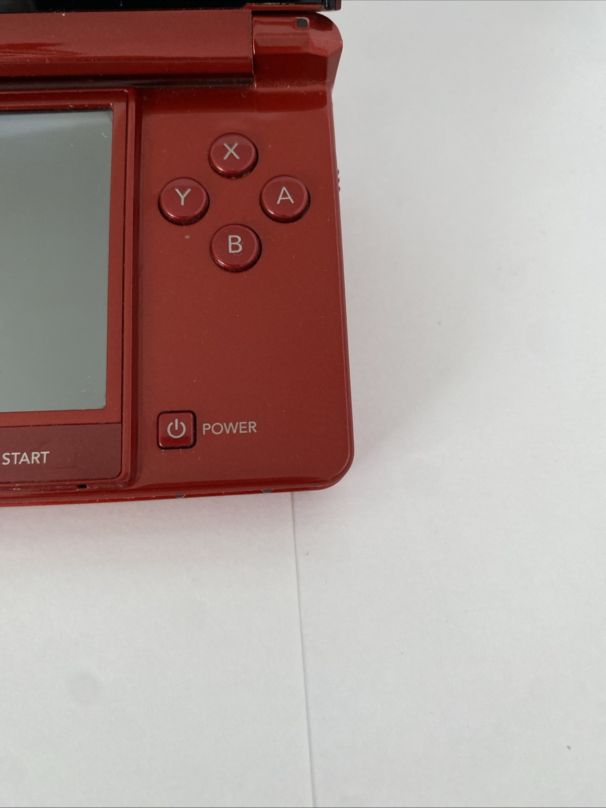 Nintendo 3DS Handheld System Flame Red Working Great Condition North American