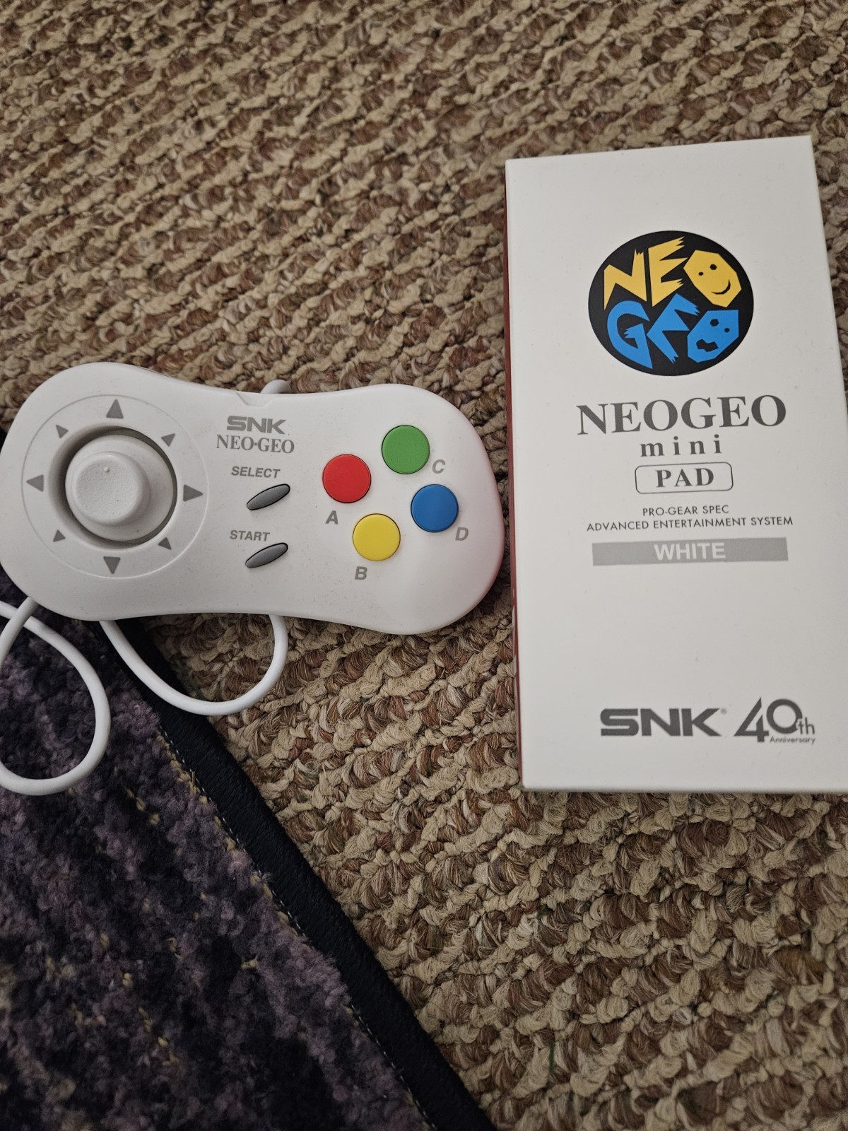 NEO GEO Mini 40th Anniversary Console + 1 controller all CIB