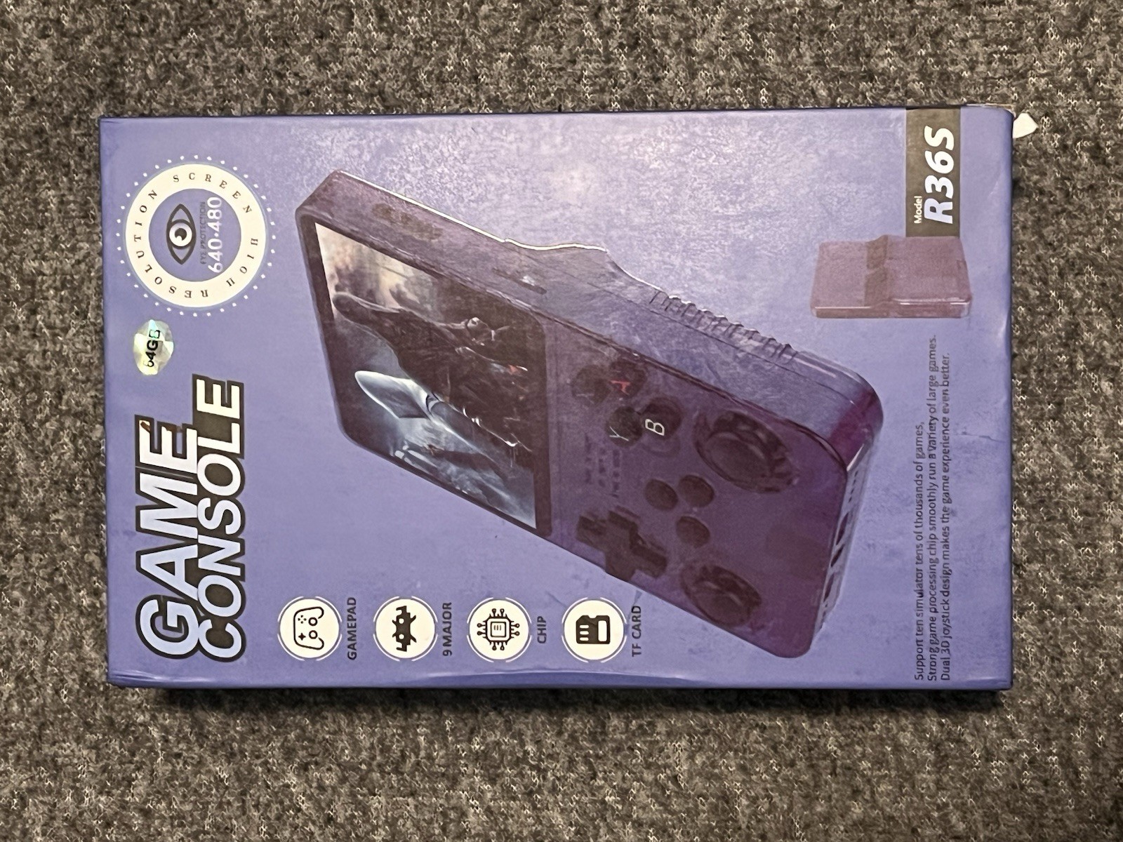 R36S Retro Handheld 64GB Video Game Console Emulator 3.5 Inch HD IPS Screen NEW