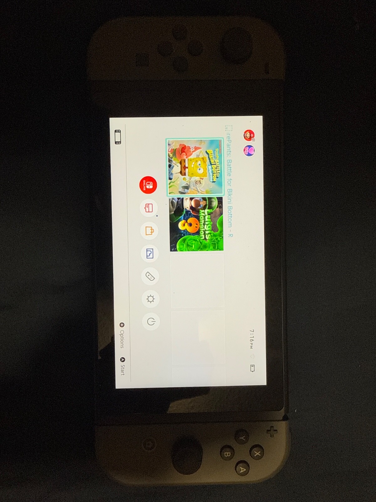 Nintendo Switch V2 Gray Joy Cons 32GB Gaming Console + Luigi’s Mansion 3 + SSBFB