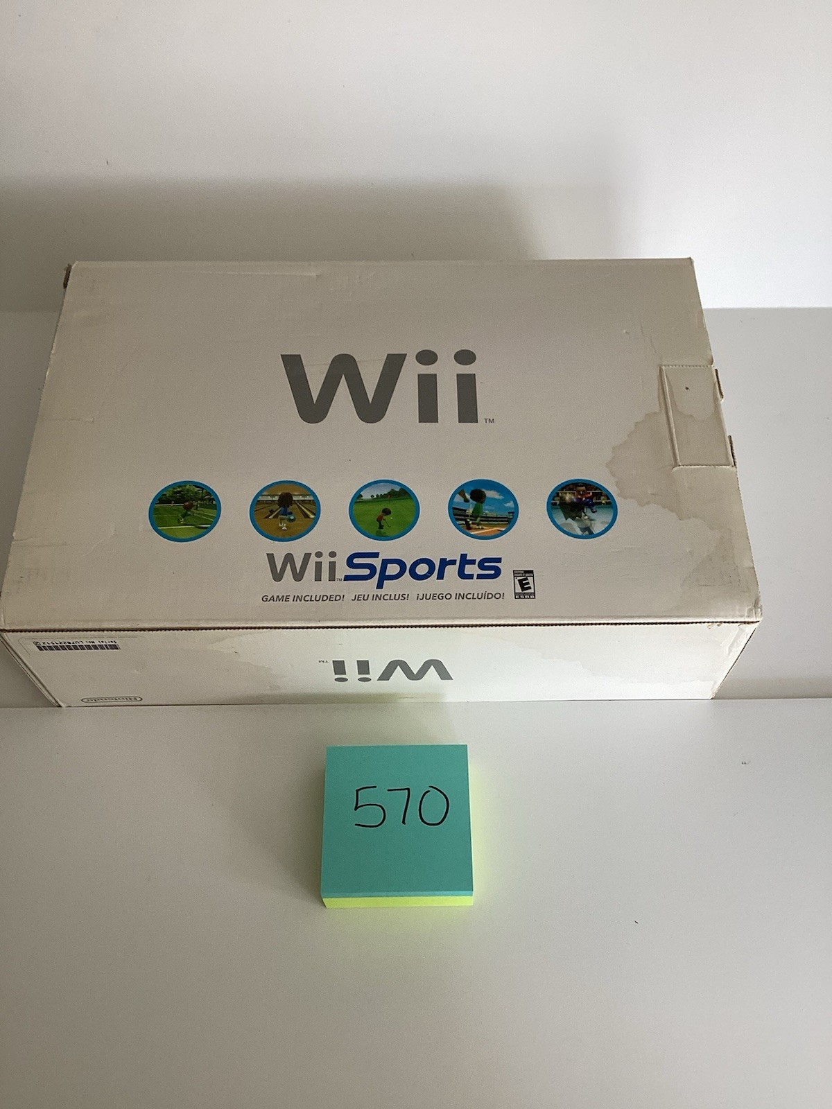 BOXED Nintendo Wii uDraw Bundle Video Game System RVL-001 Console No Blue Trays