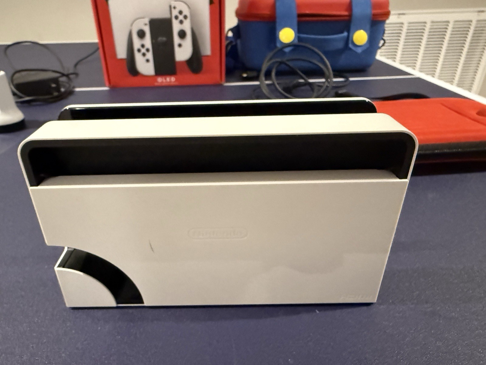 Nintendo Switch OLED Bundle with Original Dock, Box, and Accessories
