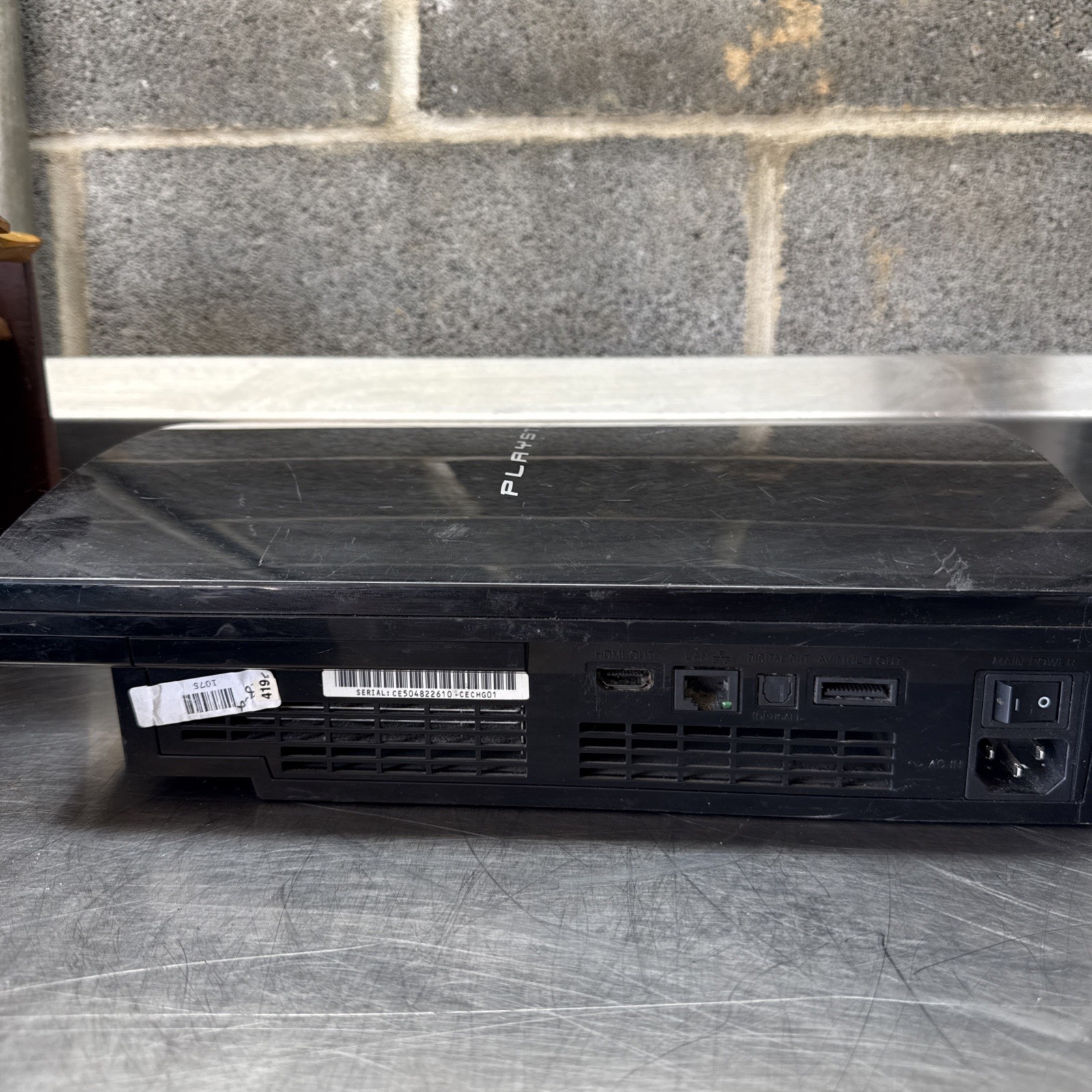 Sony: PlayStation 3 PS3 Console Only Untested No Cables No Accessories