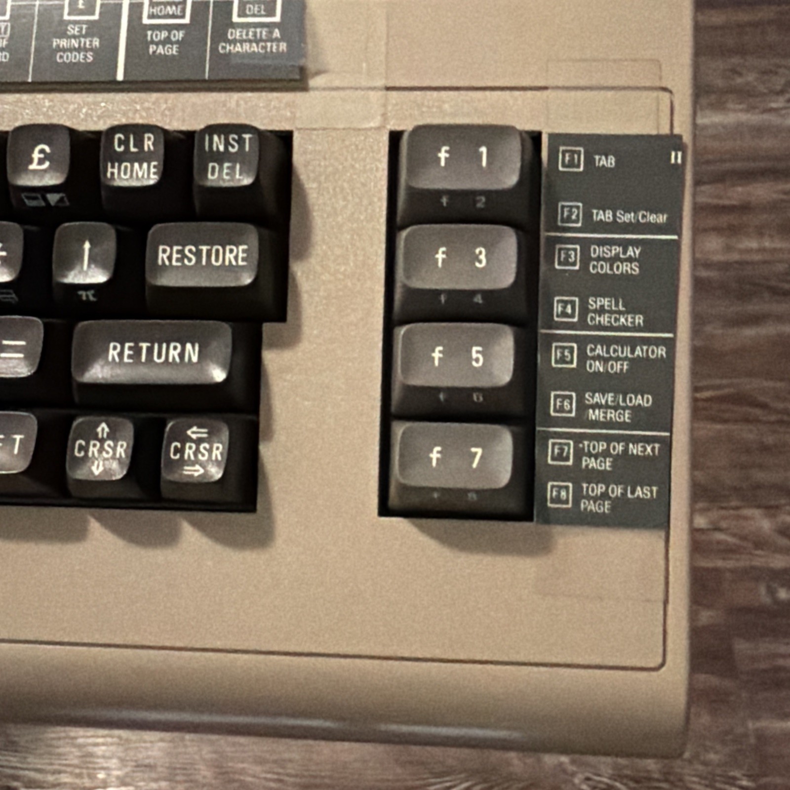 Commodore 64 Retro Computer With Command Overlay Strip PSU & Registration