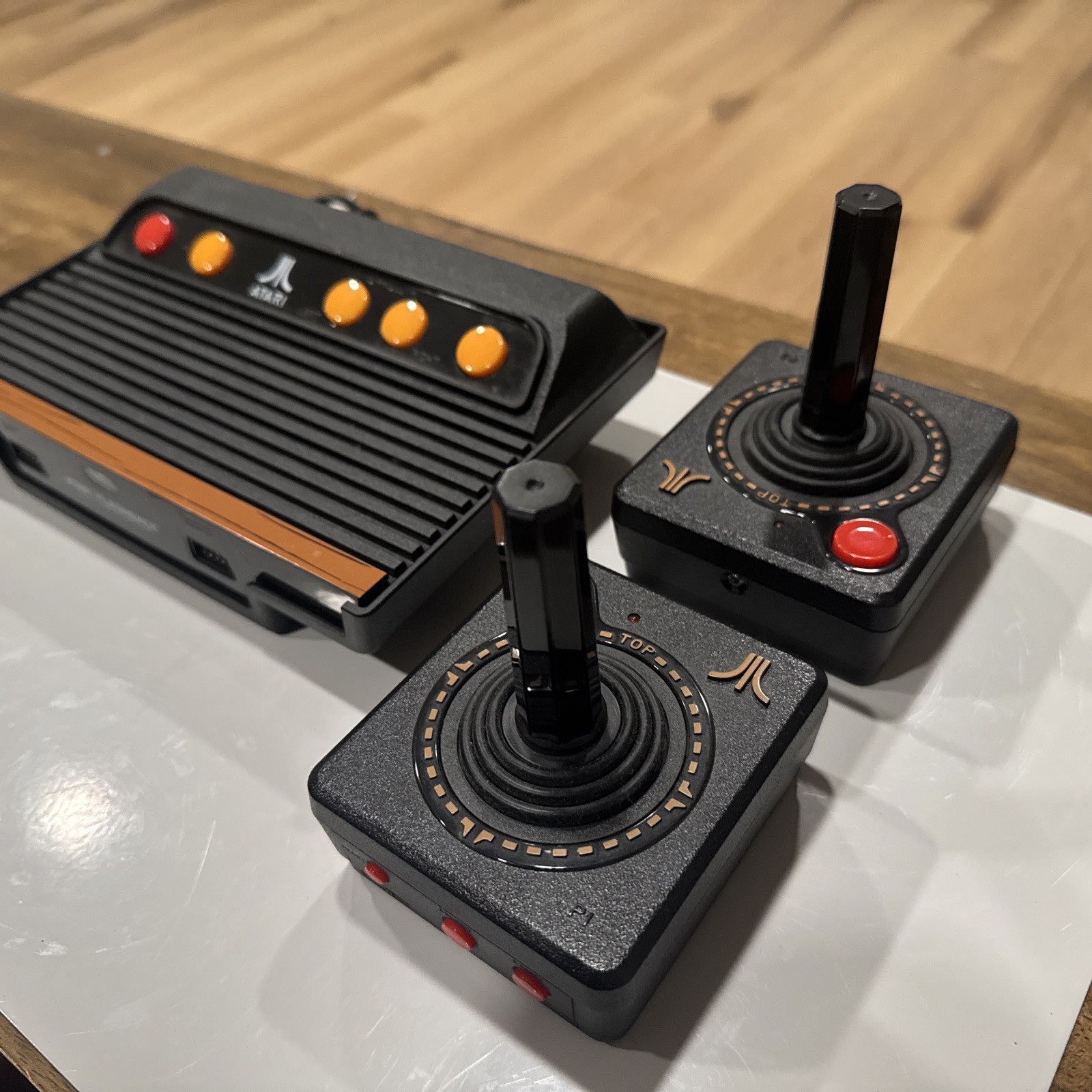 Atari Flashback 7 Classic Game Console – Black/Orange