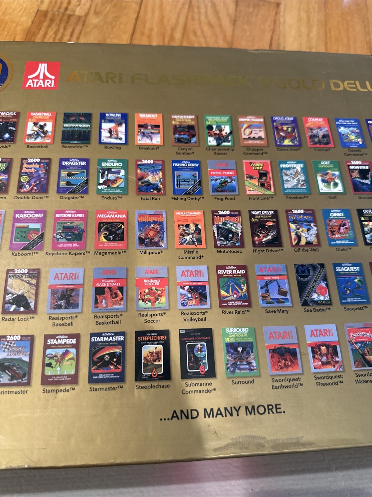 Atari Flashback 8 Gold Deluxe HD Console — Wireless Controllers, 120 Games