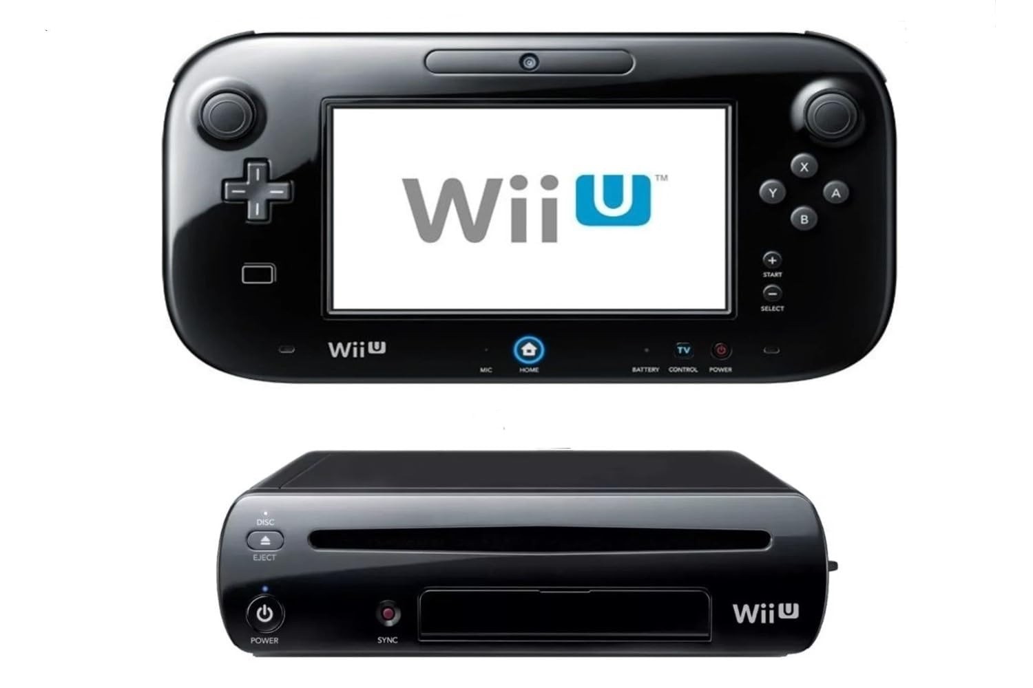 Wii U Console W/Game Pad, Stand, Wireless Sensor, 2 games, Original Wires (Z20)