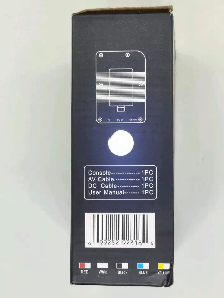 Game Box Plus digital game system, rechargeable battery