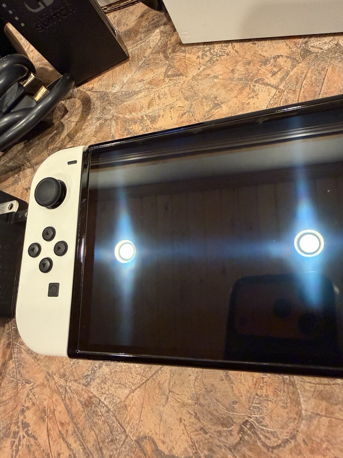 Nintendo Switch (OLED Model) White/Black 64GB Console w/ Dock Joy-Con Wi-Fi