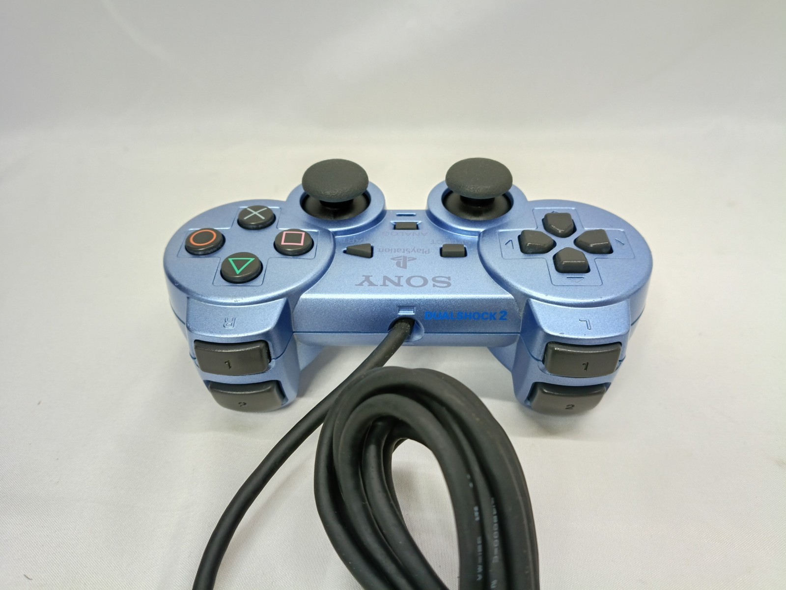 PS2 Aqua Blue Console controller Boxed set Playstation2 NTSC-J Japan Tested