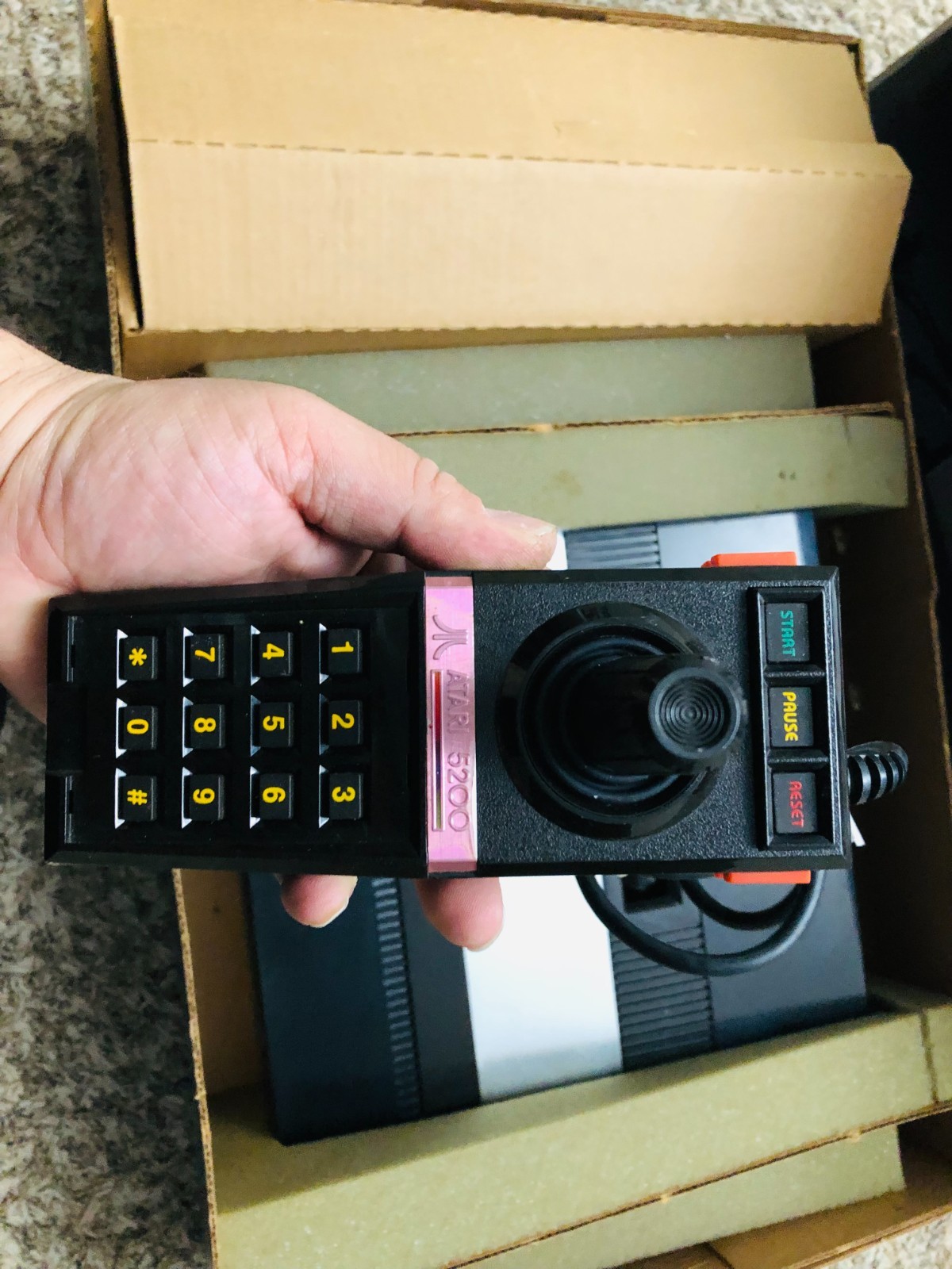 Atari 5200 4 ports Complete CIB W/ 2 Reconditioned Controllers Fully Tested