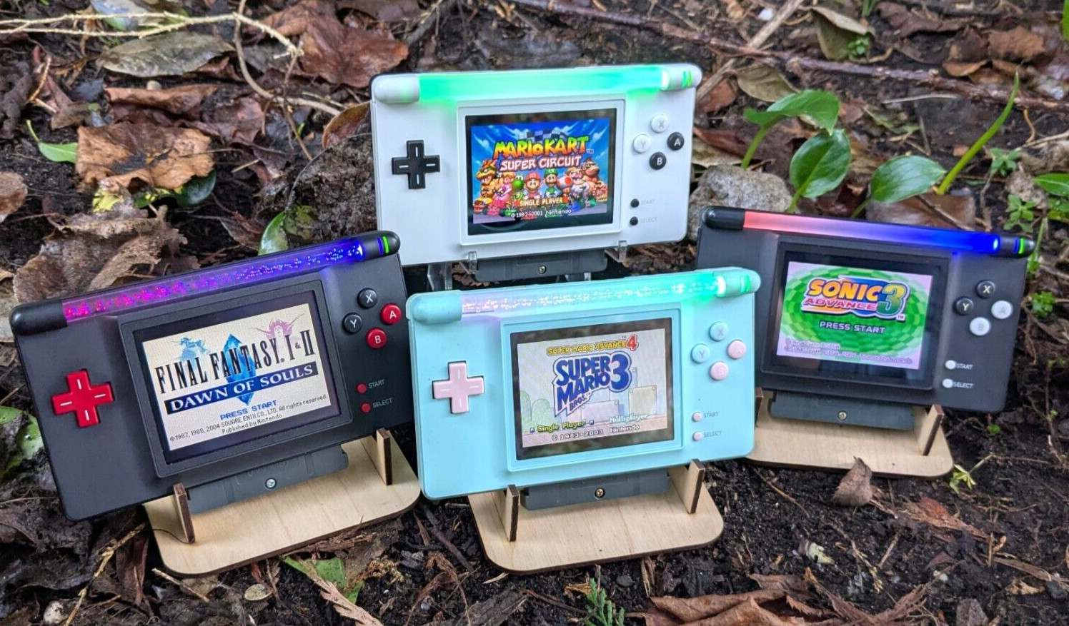 Design your own Nintendo Gameboy Macro – Fully Customisable – 2-Colour Light-Bar