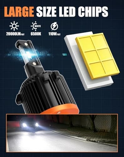Customized Special Edition Low Beam LED Bulbs For Tiguan Golf 6 Golf 7 MK6 7 H7