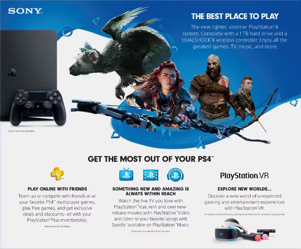 Geek Squad Certified Refurbished PlayStation 4 Slim 1TB console