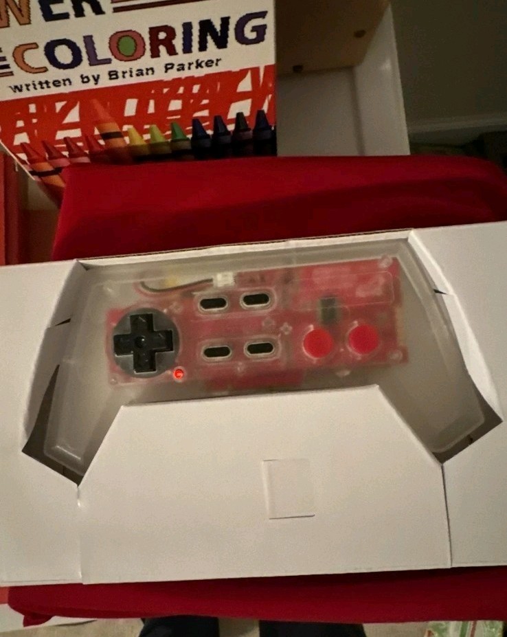 RetroUSB AVS Transparent Limited Edition With Power Coloring #91 Sold Out
