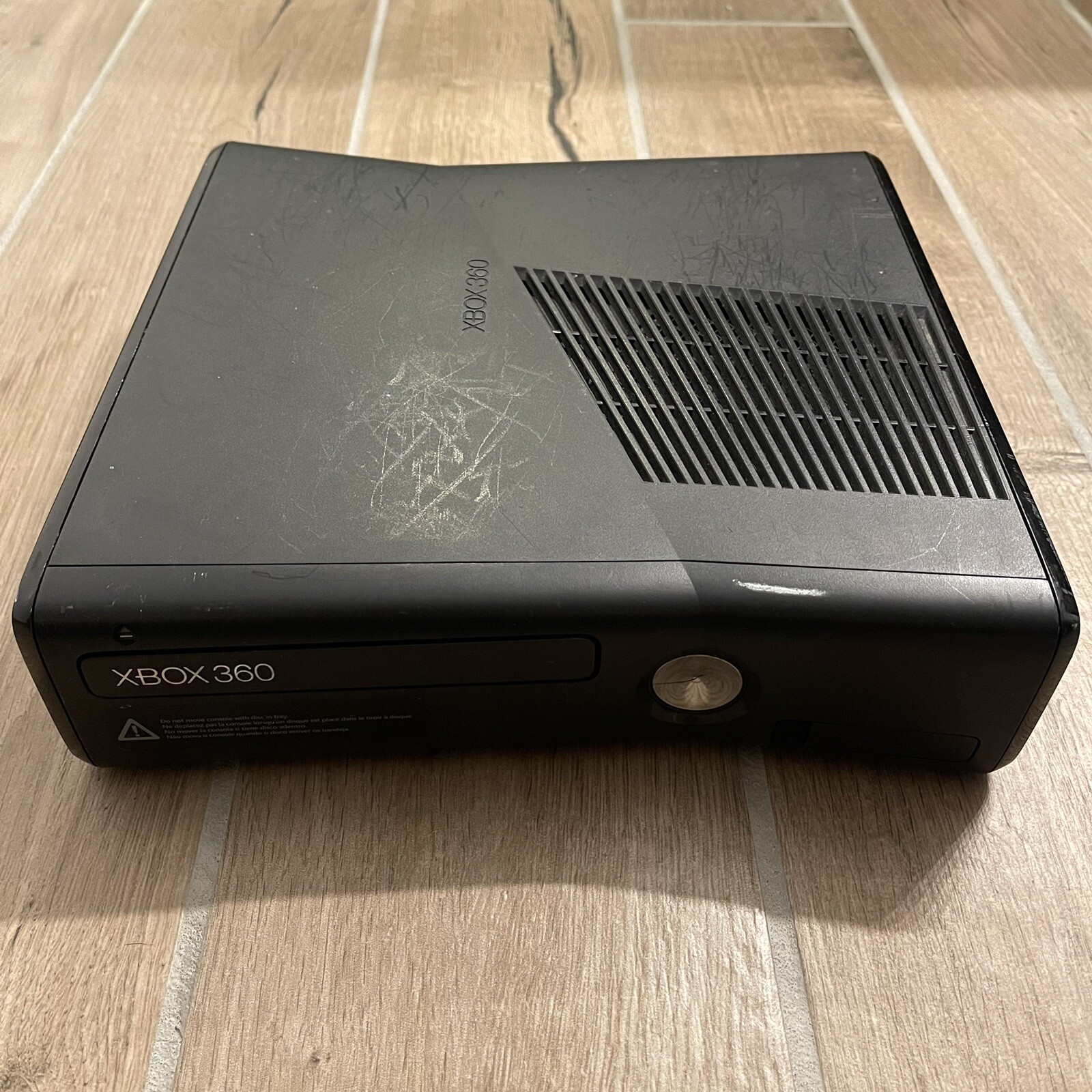 Microsoft Xbox 360 S Slim Console – Model 1439 Black Console Only Tested & Works
