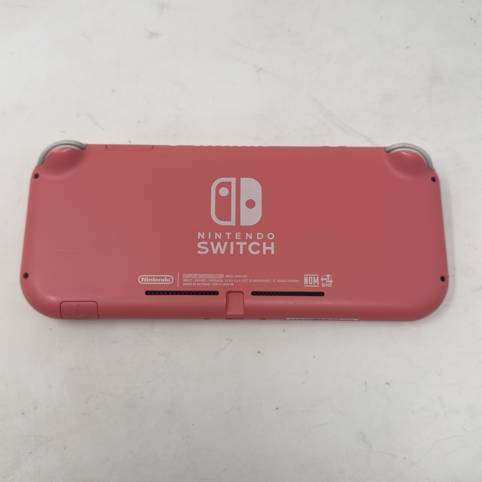 Nintendo Switch Lite Coral Pink Handheld Console HDH-001 Tested Works