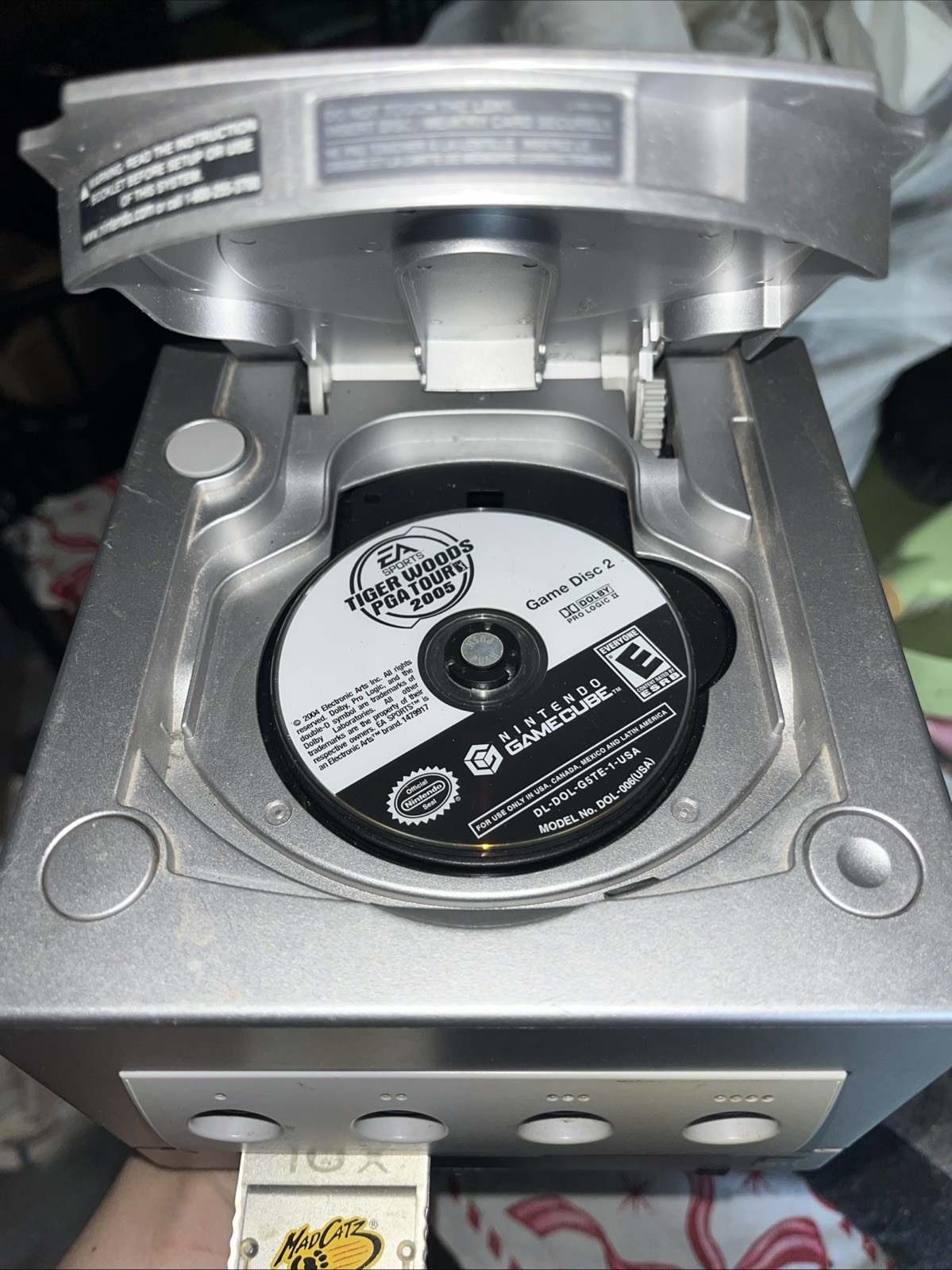 Nintendo GameCube Silver 2001 DOL-001 (USA) Game Console Only Tested Working
