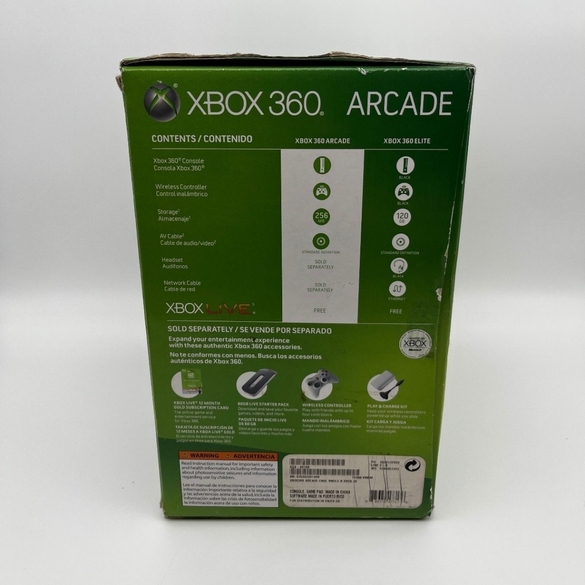 Xbox 360 Arcade 60GB Console Bundle Box Banjo Kazooie Viva Pinata Microsoft