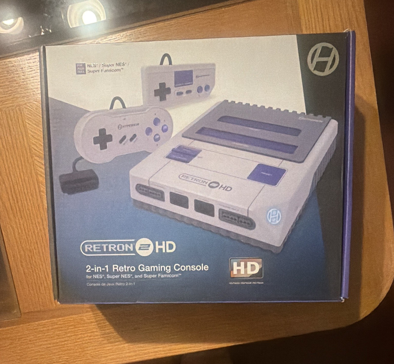 Hyperkin RetroN 2 HD Gray HDMI Home Console for NES SNES Super Famicom