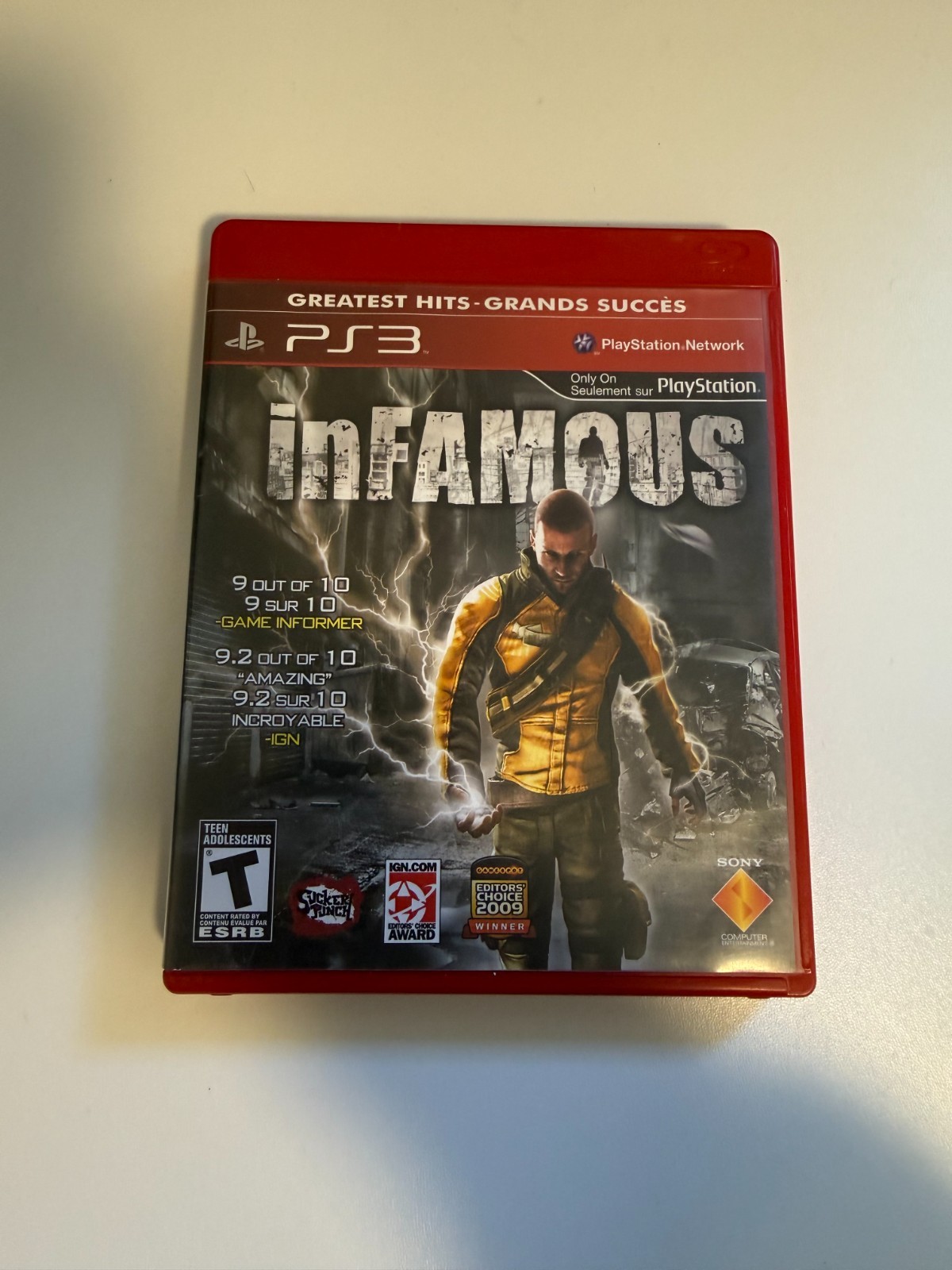 Sony PlayStation 3 inFAMOUS Limited Edition 80GB Piano Black Console