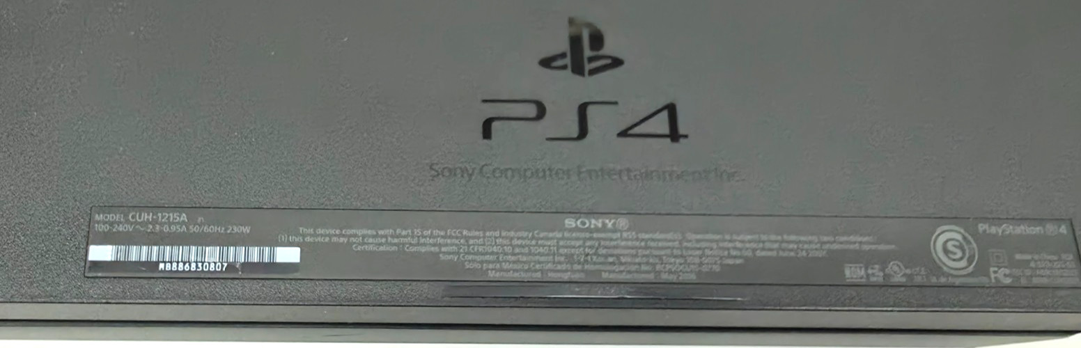 Sony PlayStation 4 Console & Cables Only – 500GB Model CUH-1215A – VGC Tested