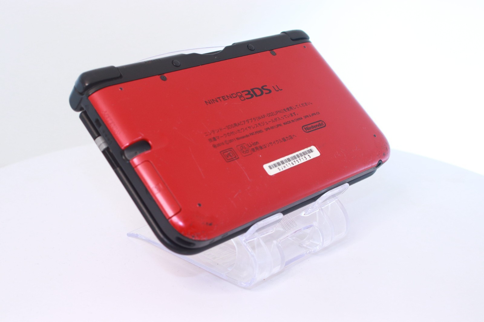 JP Game Nintendo 3DS LL XL Red Black [Rank :B] Region-locked