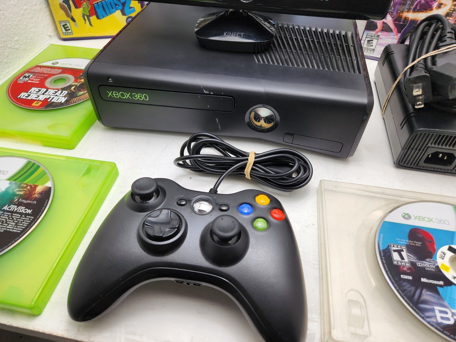 Microsoft xbox 360 slim console w/ kinect bundle – Tested