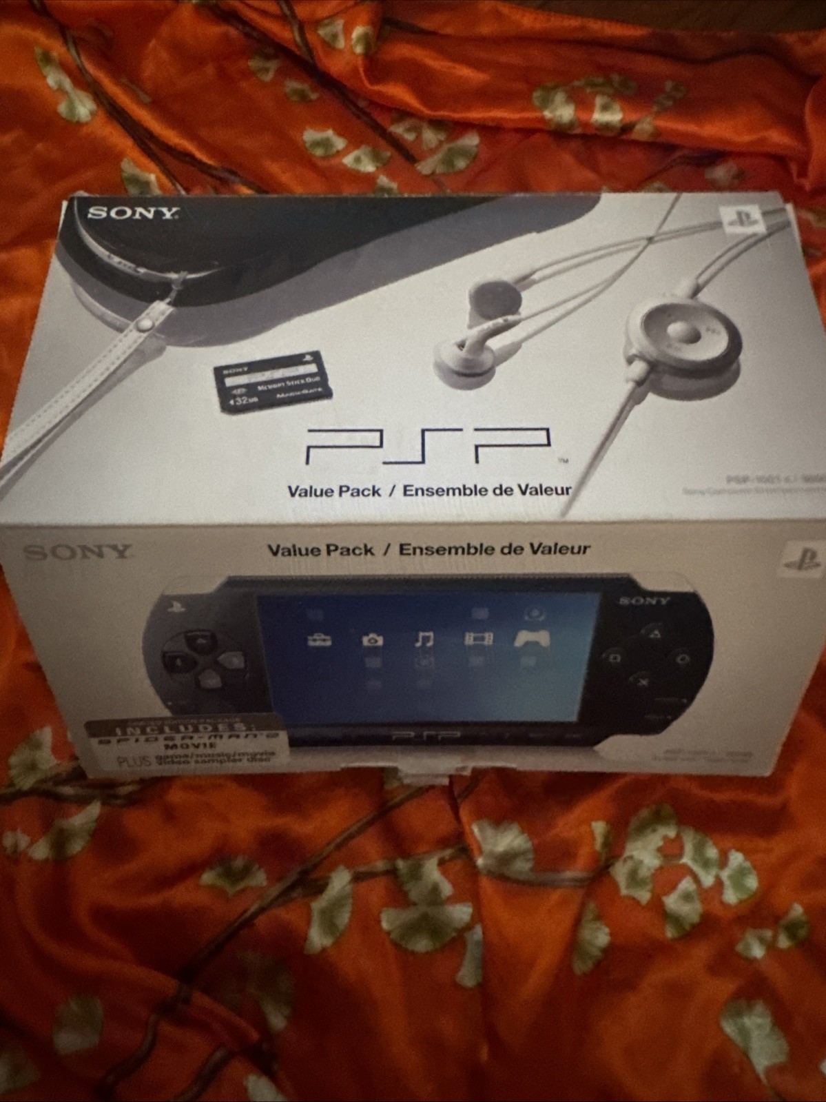 Sony PlayStation Portable Value Pack – Black (PSP-1001K) Has Battery/Memory Car.