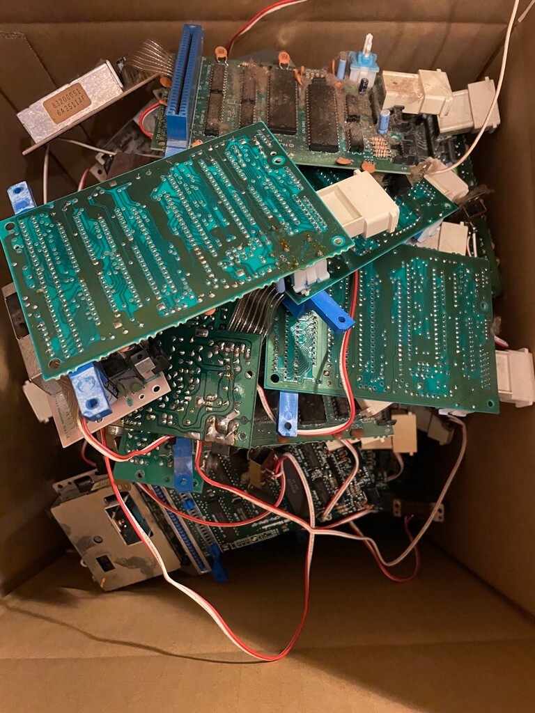 Jank 50set Nintendo Famicom Base (motherboard) Only Japan