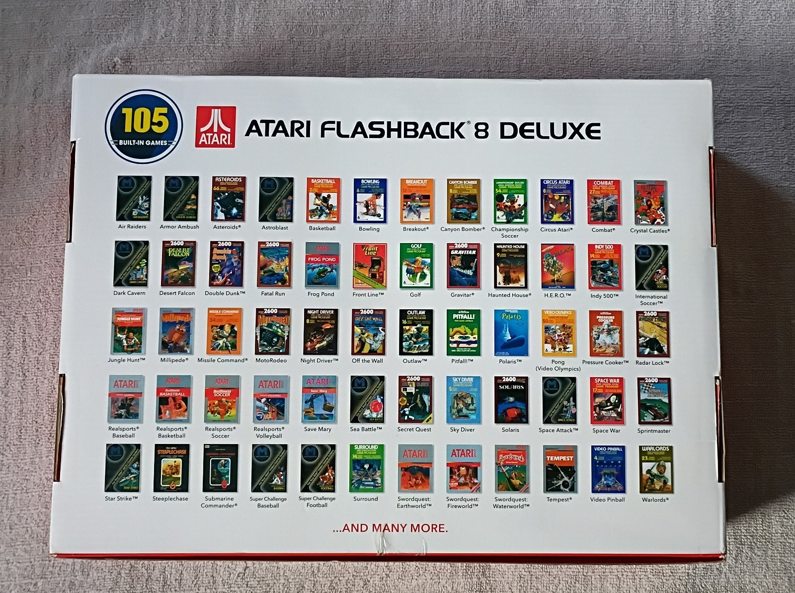 Atari Flashback 8 Deluxe 105 Games