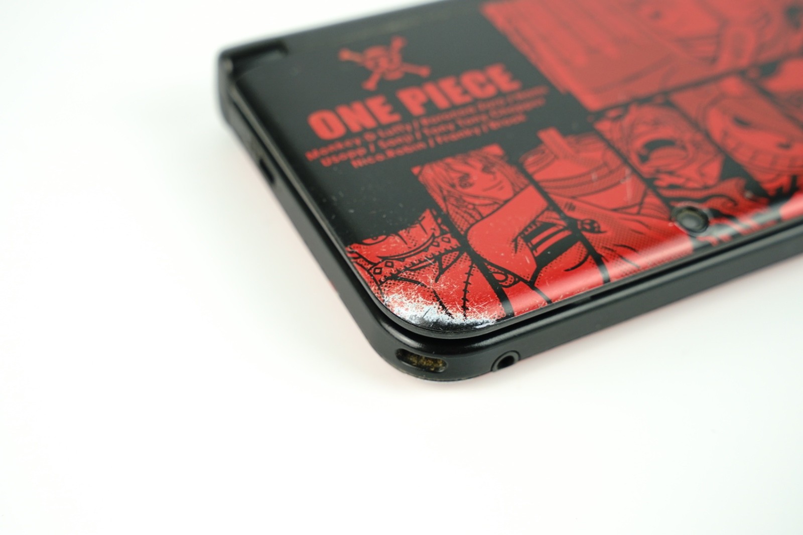 Nintendo 3DS LL Luffy Red Console | One Piece Unlimited World R | Charger+Stylus