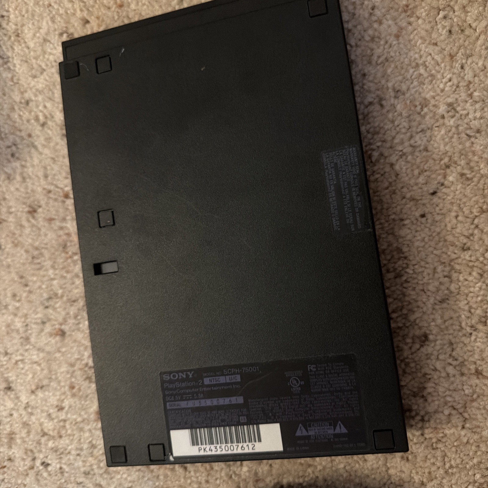 Sony PlayStation 2 Console – Black (SCPH-39001)