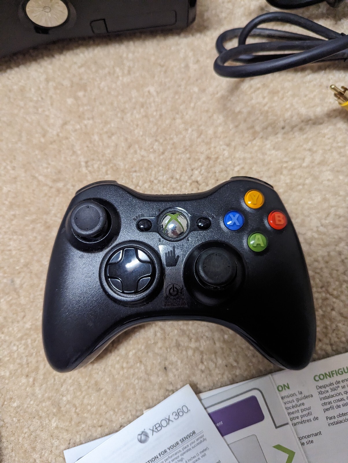 Xbox 360 S Model 1439 Console w/Controller, Kinect Sensor and 4 New Games