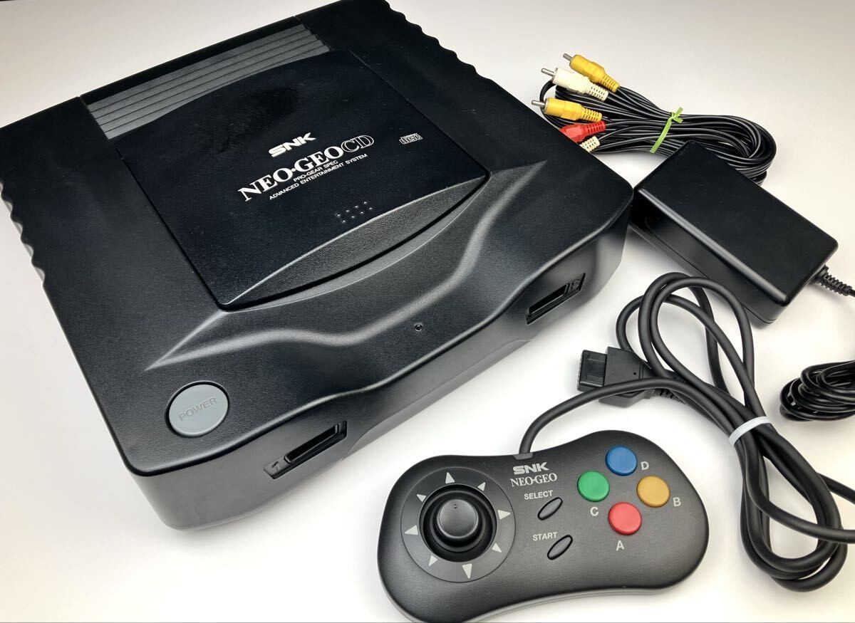 SNK Neo Geo CD Console CD-T01 with Controller & power cable Tested Working