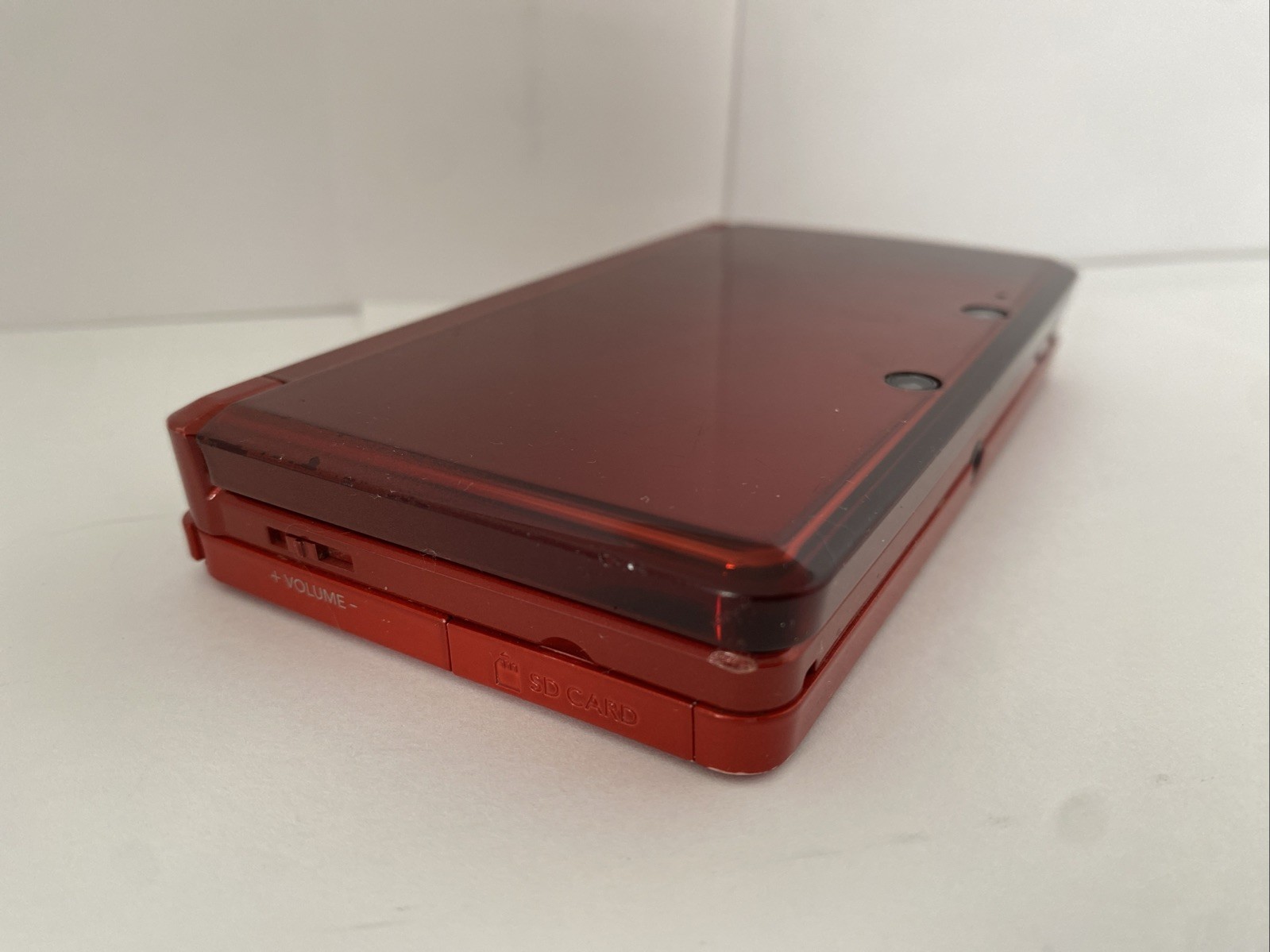 Nintendo 3DS Handheld System Flame Red Working Great Condition North American